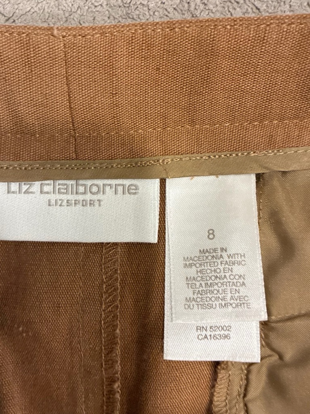 Women's Brown Long A-Line Skirt - Picture 5 of 6